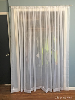Easy closet curtains