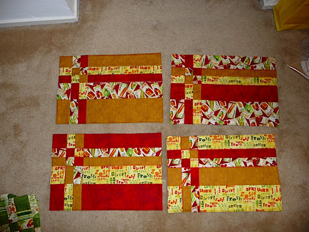A Quilt of Heather Fat Quarter Placemats