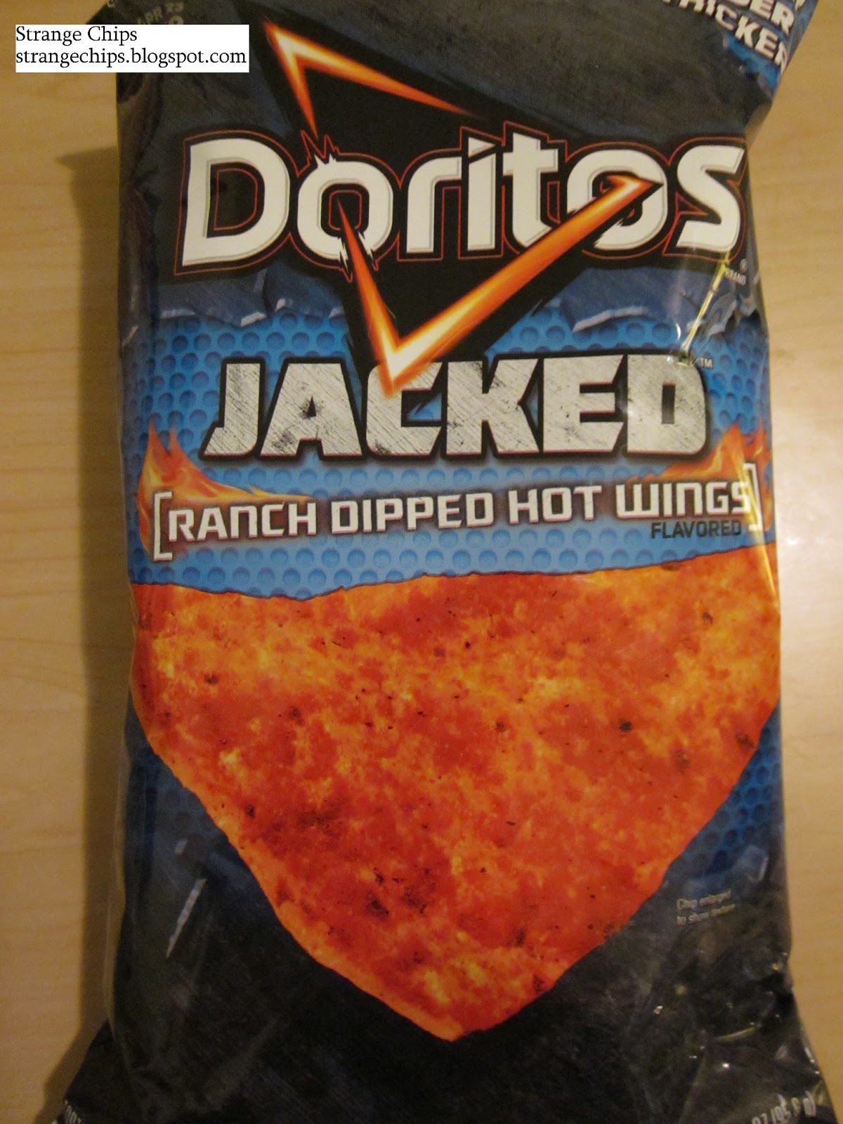 Strange Chips Doritos Jacked Ranch Dipped Hot Wings