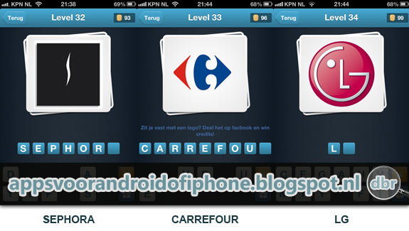 Apps Voor Android Of Iphone Logo Quiz Nederland Level 32 61 Cheats Oplossingen En Antwoorden