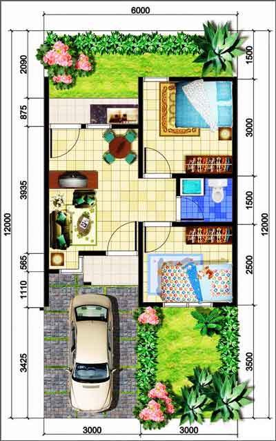 INILAH.! Konsep Sederhana untuk Denah Rumah Minimalis Modern