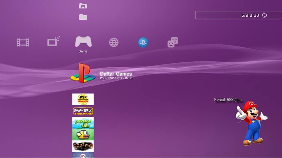 Custom XMB PS3  Bikin logo PS3 sesuai selera pada layar xmb PS3