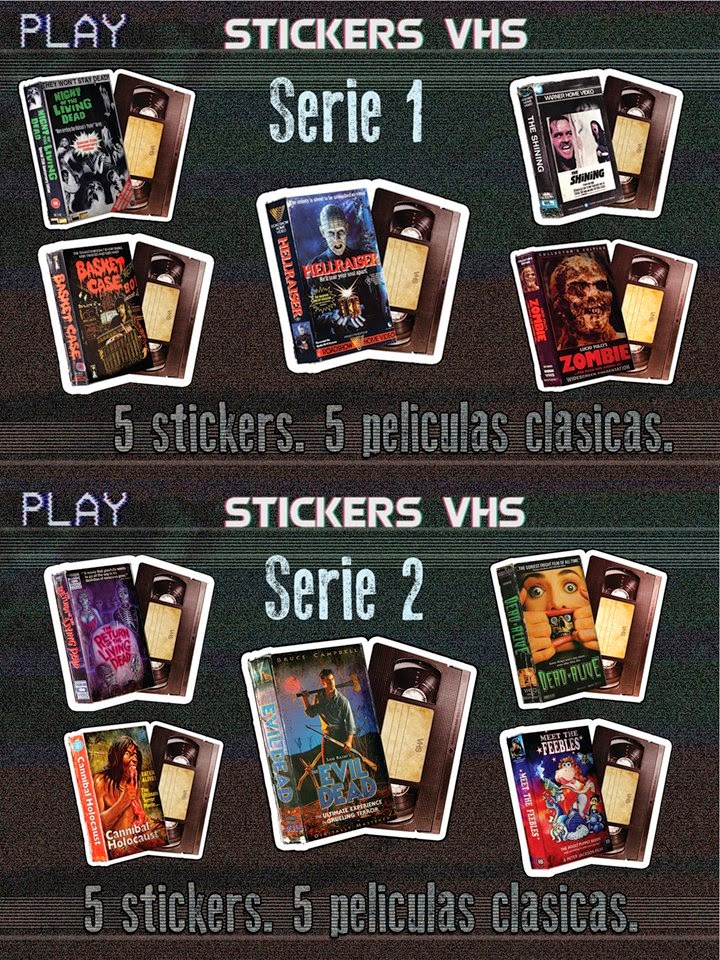 stickers vhs