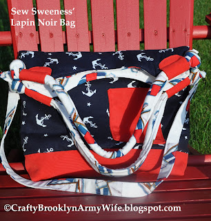 Crafty Brooklyn Army Wife: Nautical Tote Bag