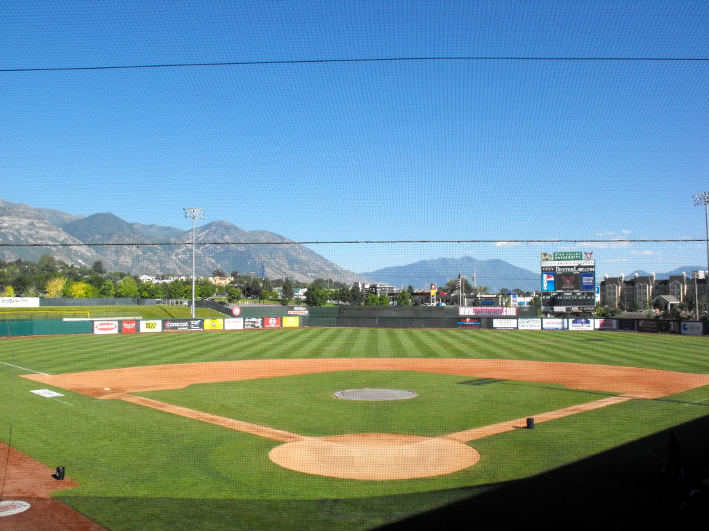 Diamond Visits Brent Brown Ballpark Provo,UT