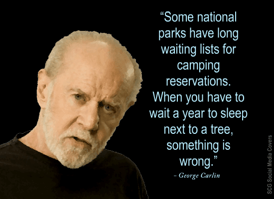 SCG - Social Media COVERS: 6 CUSS-FREE George Carlin QUOTES