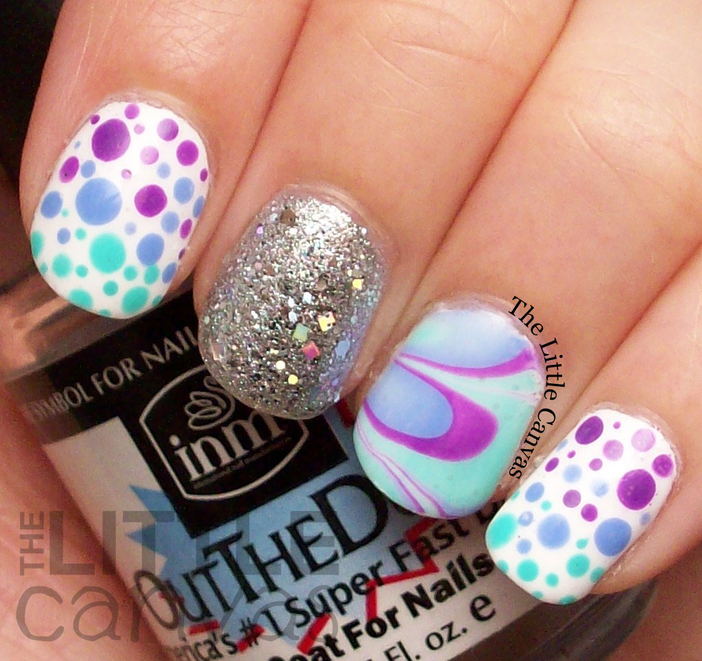 Another Water Marble Accent! - The Little Canvas