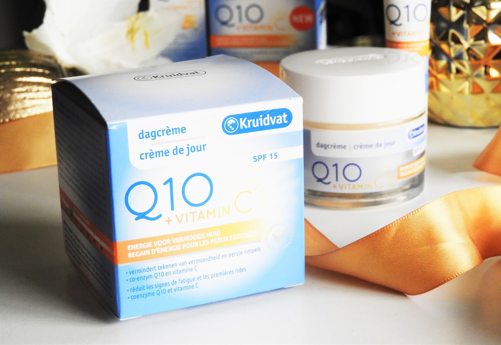 Kruidvat Q10 + Vitamine lijn (dag, nacht en oogcrème) review - Irispraat.nl