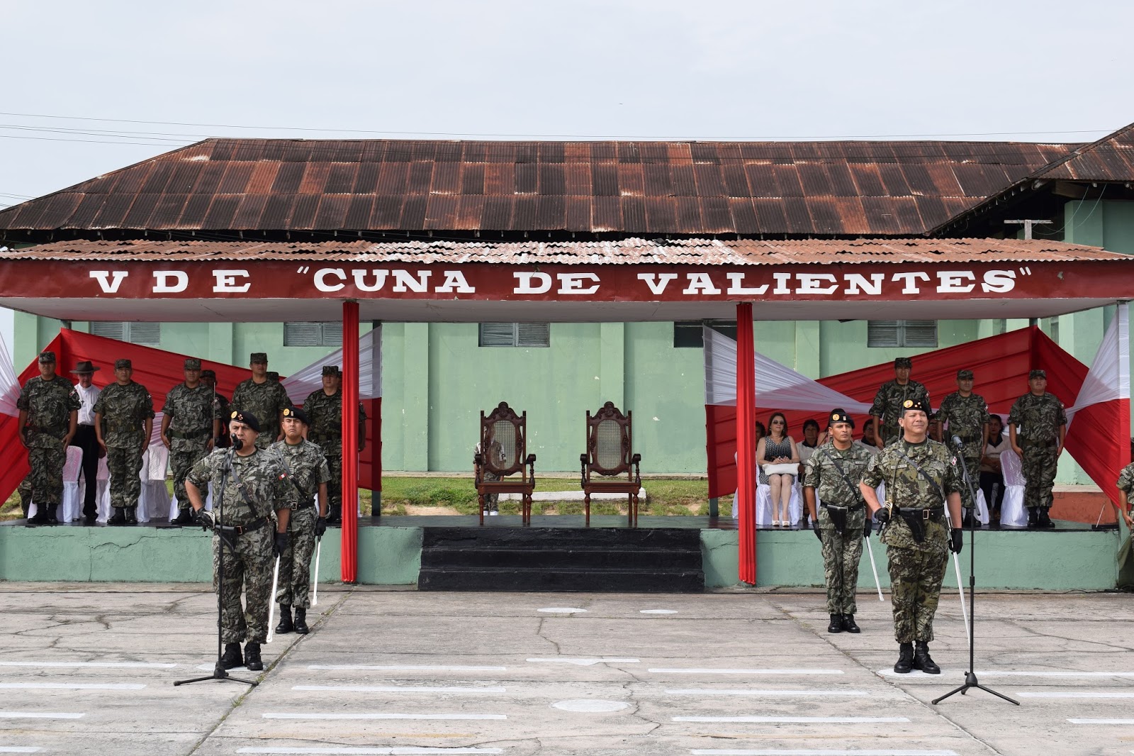 Nuestro Ejército en video En el Patio de Armas del Fuerte Militar