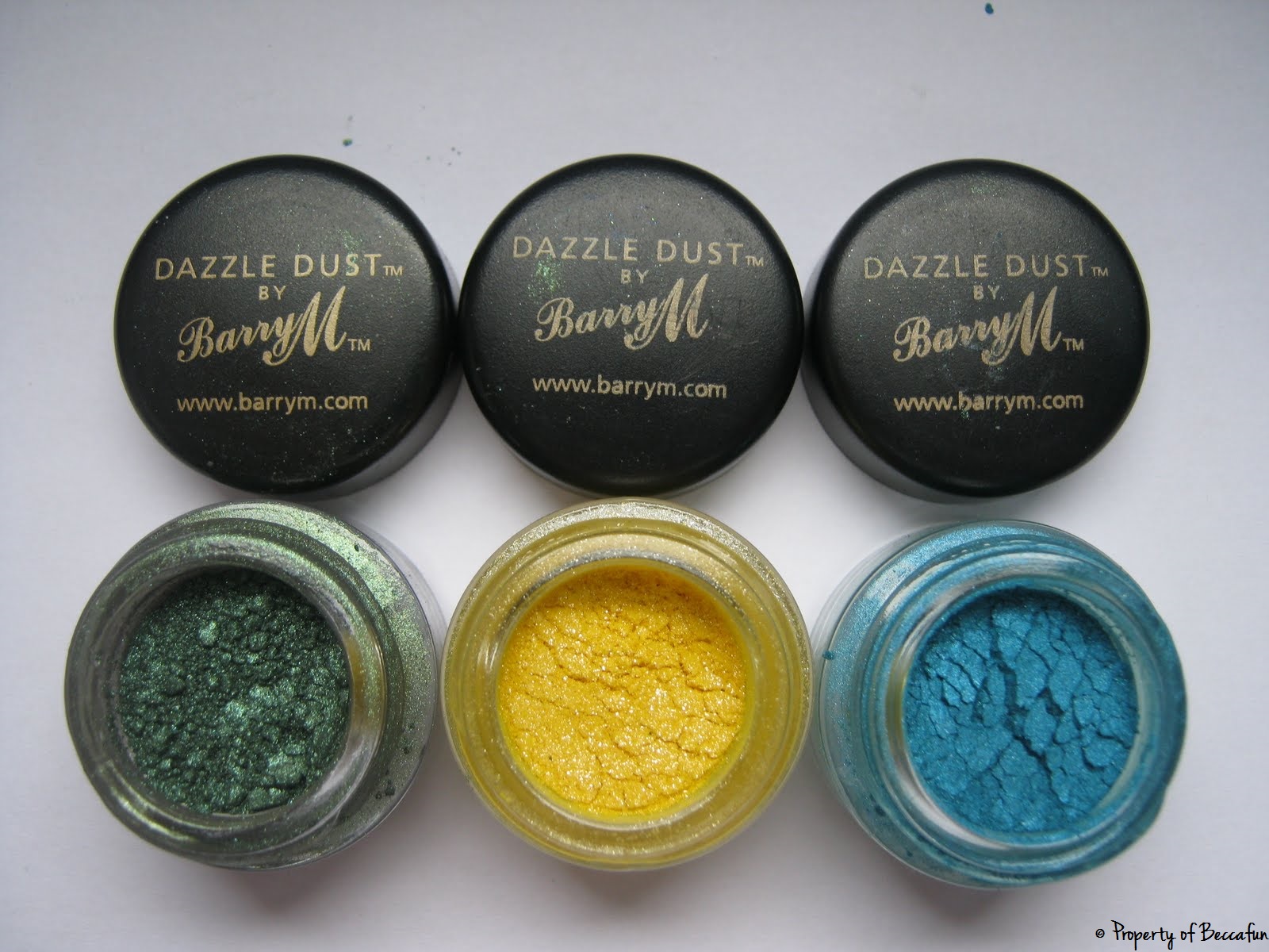 Swatches Barry M Dazzle Dust