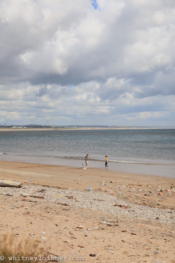 Aberdeen beach, Scotland coast