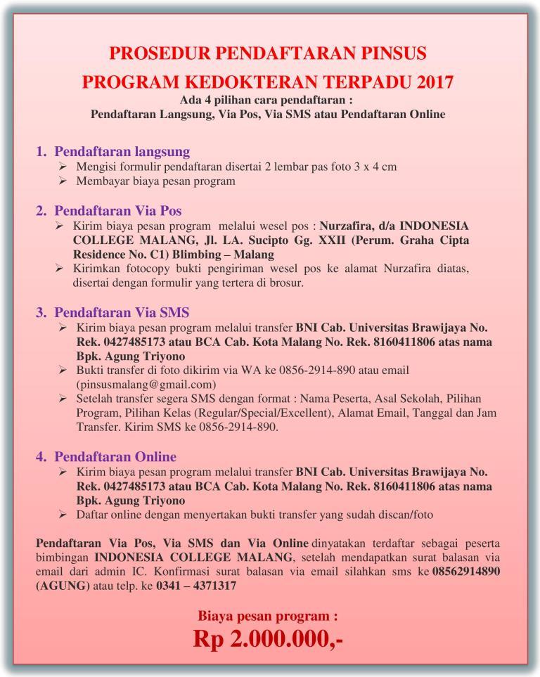 Kisi Kisi Masuk Fakultas Kedokteran Universitas Brawijaya Latihan Soal Masuk Fakultas Kedokteran Ub 2017