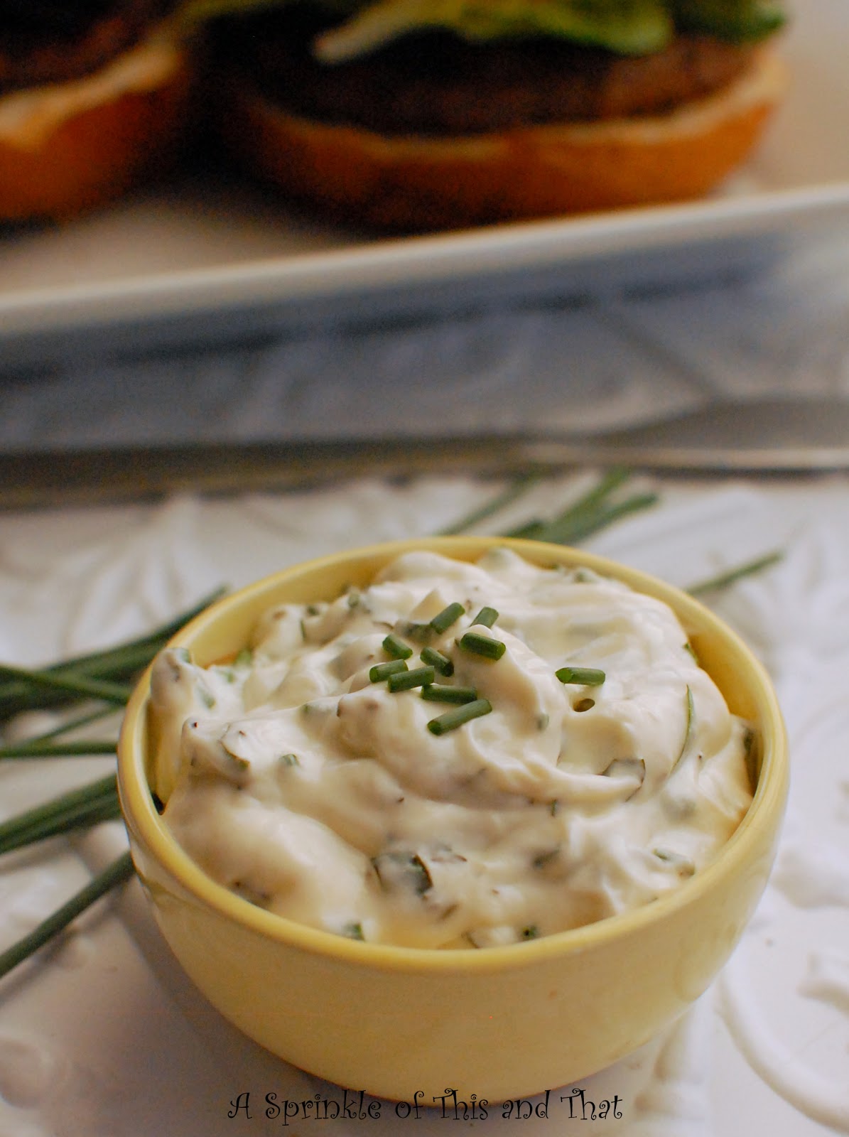 A Sprinkle of This and That Creamy Herbed Mayo