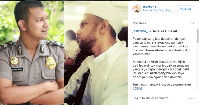 Kisah Seorang Polisi yang Meninggalkan Seragamnya Lantaran Takut Kepada Allah Karena Kisah Seorang Polisi yang Meninggalkan Seragamnya Lantaran Takut Kepada Allah Karena