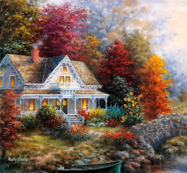Lovely Paintings by American Painter "Nicky Boehme" 
