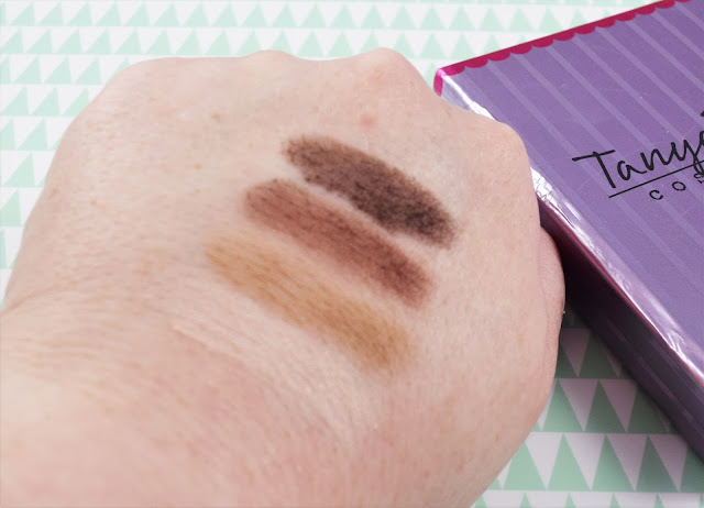 Tanya Burr Perfect Brows Swatches