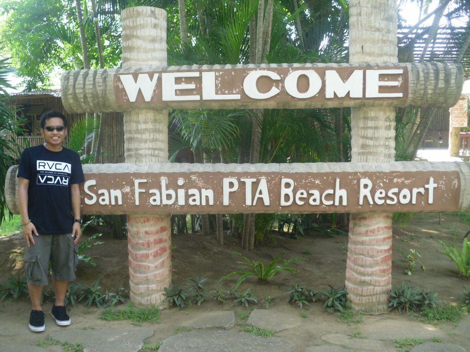 From this side San Fabian Beach in Pangasinan