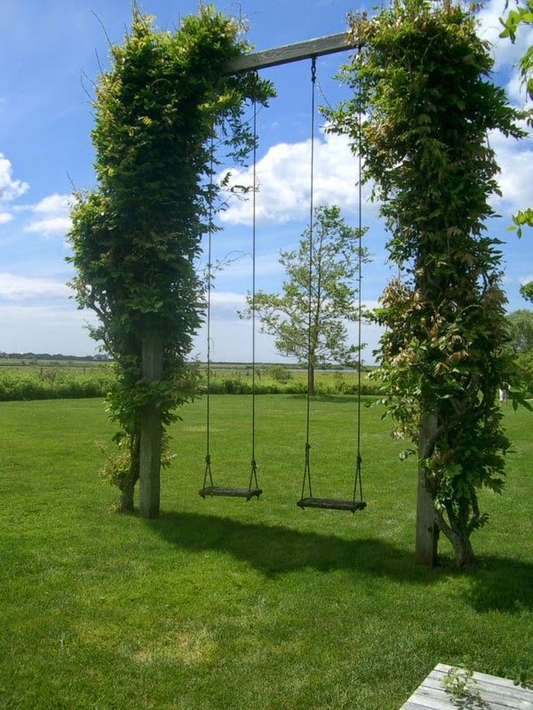 Wooden swing for indoor and outdoor use!