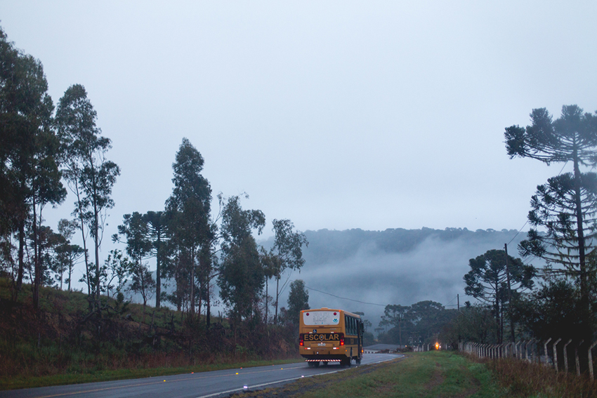 onibus escolar na serra catarinense onibus escolar na serra catarinense