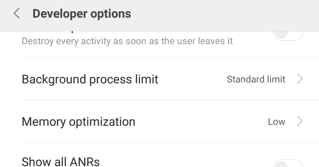 Cara Mematikan Optimization, Miui