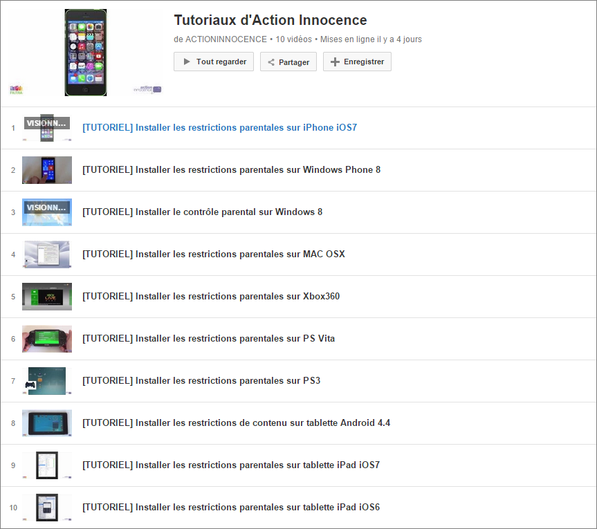 Comment Enlever Un Controle Parentale Sur Iphone .: Mettre en place un contrôle parental sur différents supports ( PC