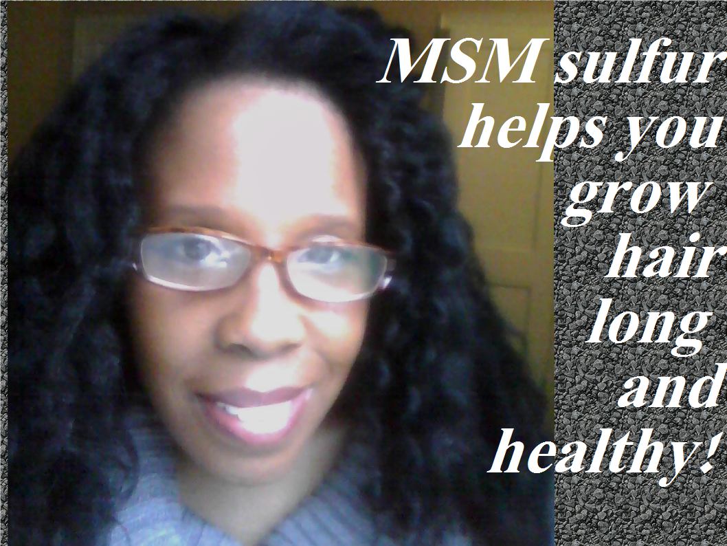 Coilyqueens Msm Organic Sulfur Helps You Grow Hair Longer