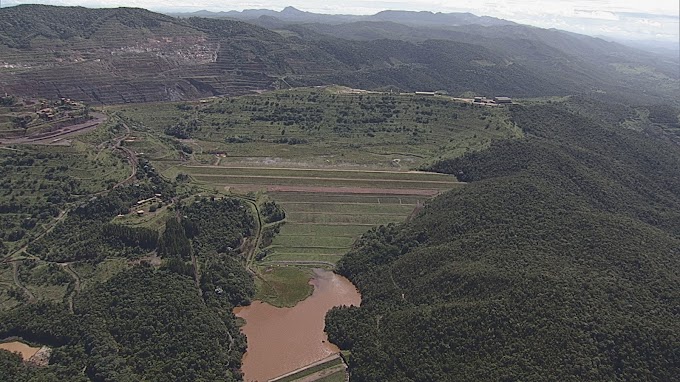 Sirenes tocam em barragem da Vale em Barão de Cocais, MG