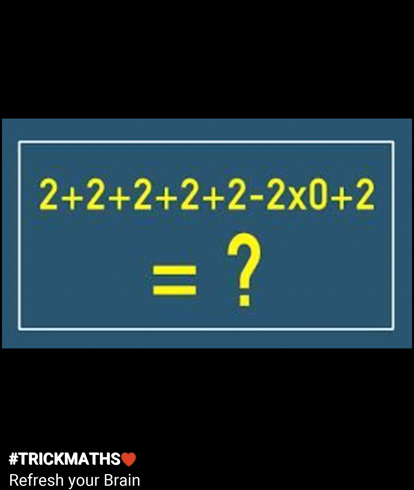 Top 10 tricky math Quizzes and answers (solutions will blow your mind)