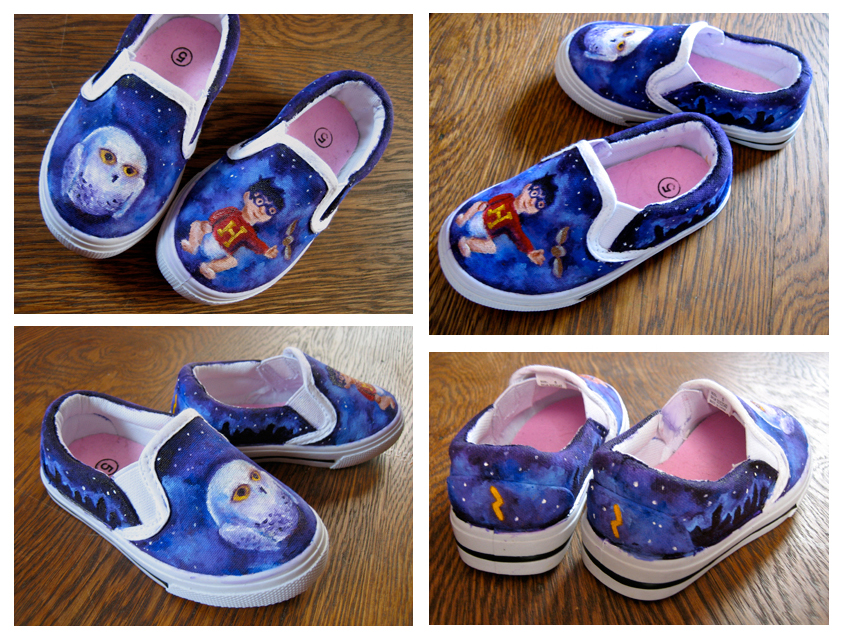 Brain Spill Baby Harry Potter Shoes
