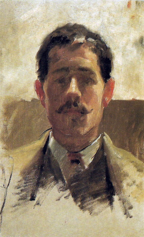 Autorretrato de Joven, Joaquín Sorolla Bastida, Retratos de Joaquín Sorolla, Joaquín Sorolla y Bastida, Joaquín Sorolla, Pintor español, Retratista español, Pintores Valencianos