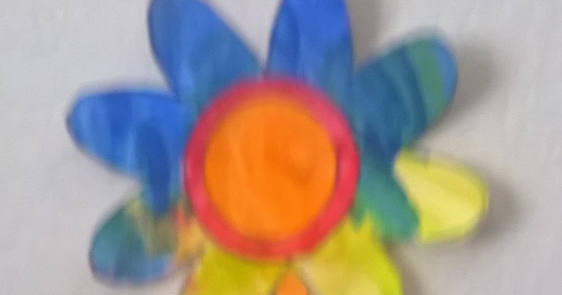 Angela's Paintings Flower paper craft painting by Angela