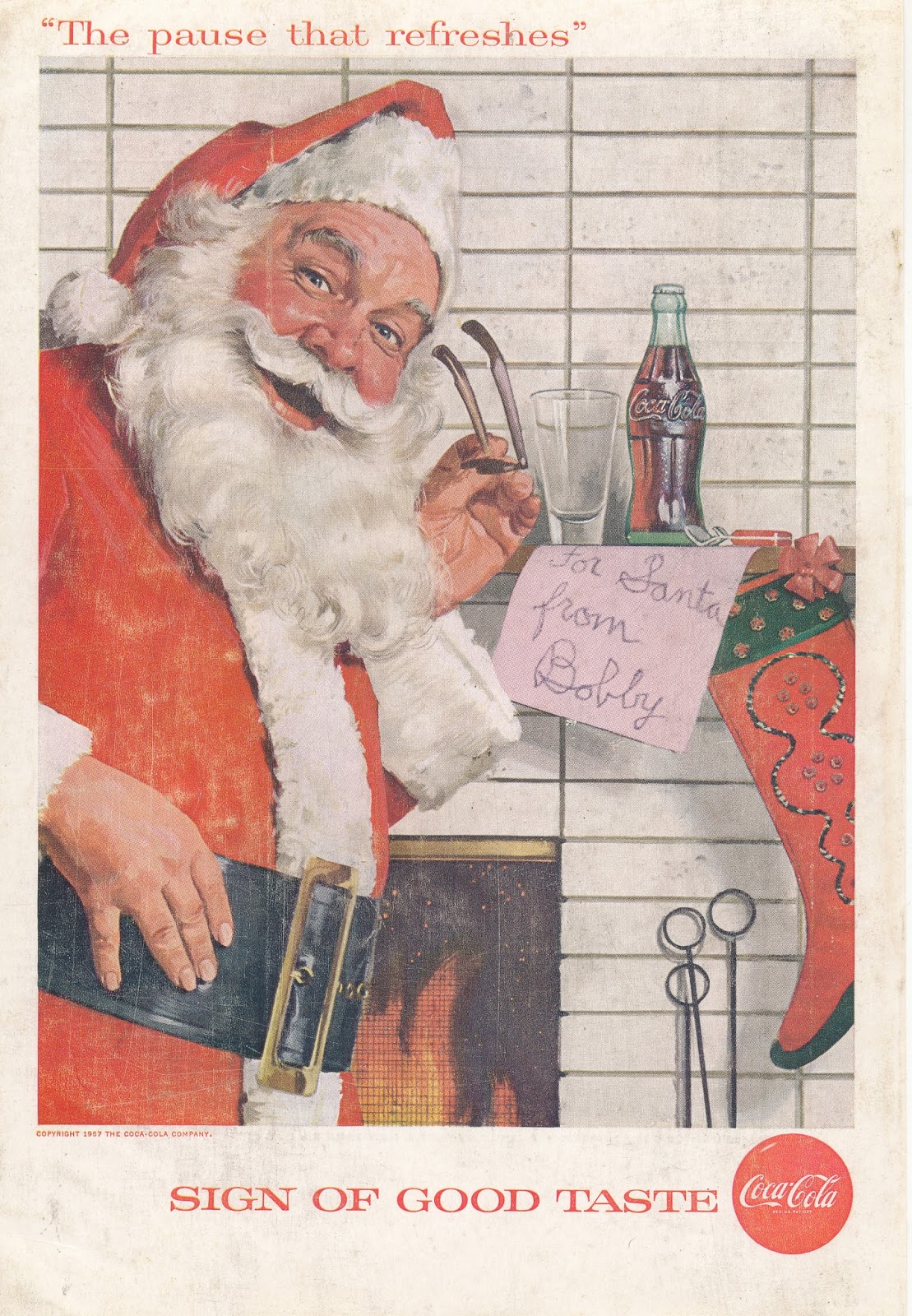 SANTA CLAUS AND COCA COLA