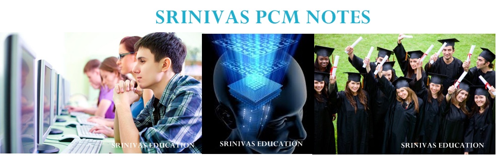 Srinivas PCM Notes