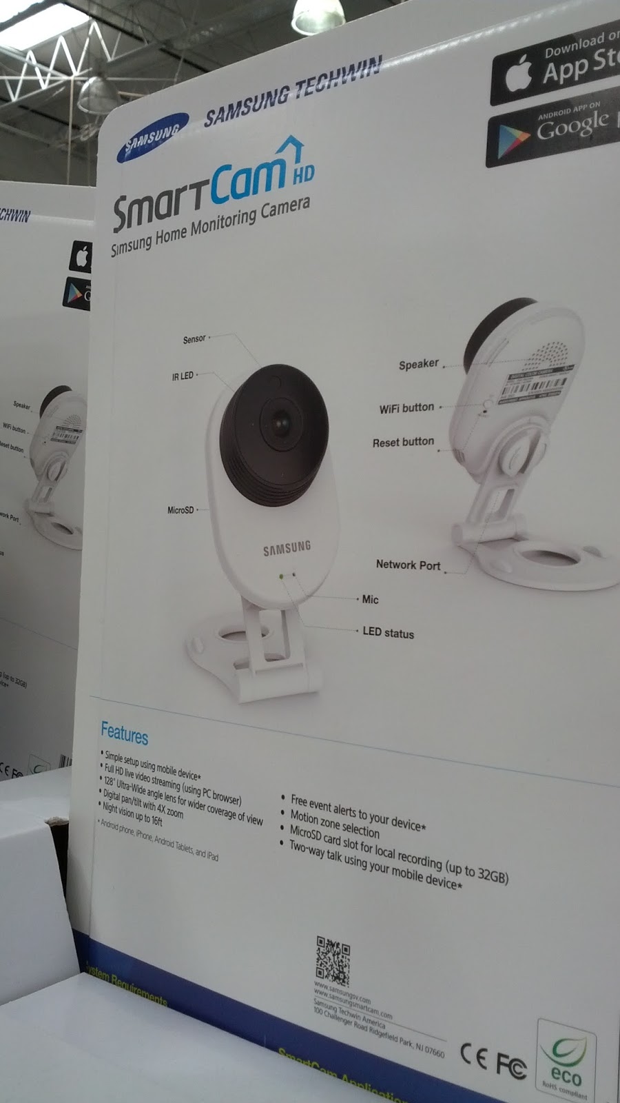 Samsung SmartCam 1080P HD Home Monitoring Surveillance