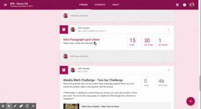 The Electric Educator: Spot Check Assignments with Google Classroom The Electric Educator: Spot Check Assignments with Google Classroom