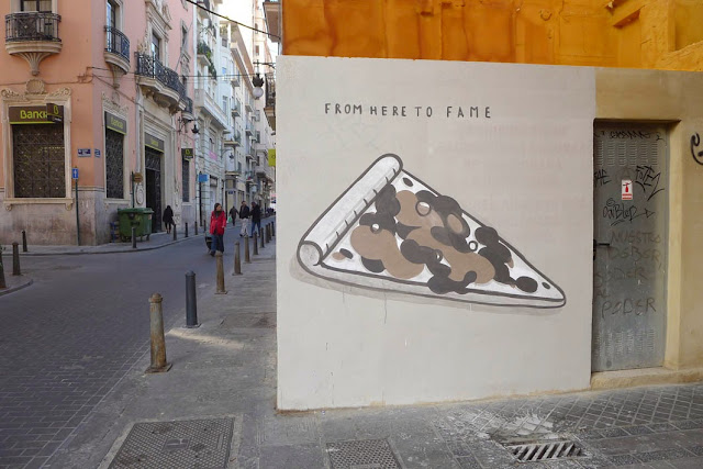 "Fast Food Is Not A Crime" A New Series Of Pieces by Spanish Artist Escif in Valencia, Spain. 3