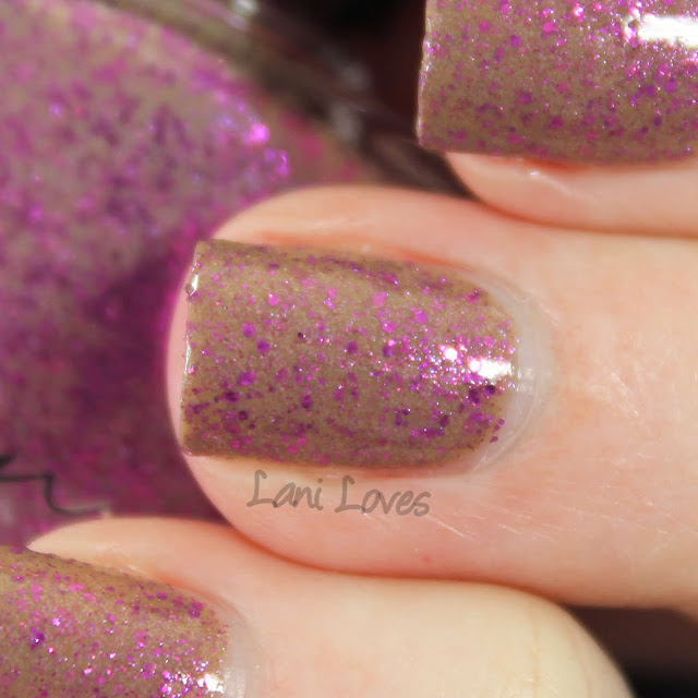Femme Fatale Cosmetics August Presale - Always Tea-Time Nail Polish Swatches & Review