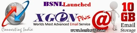 BSNL XGENPLUS advanced Email Services launched for Broadband users live at mail.bsnl.co.in 