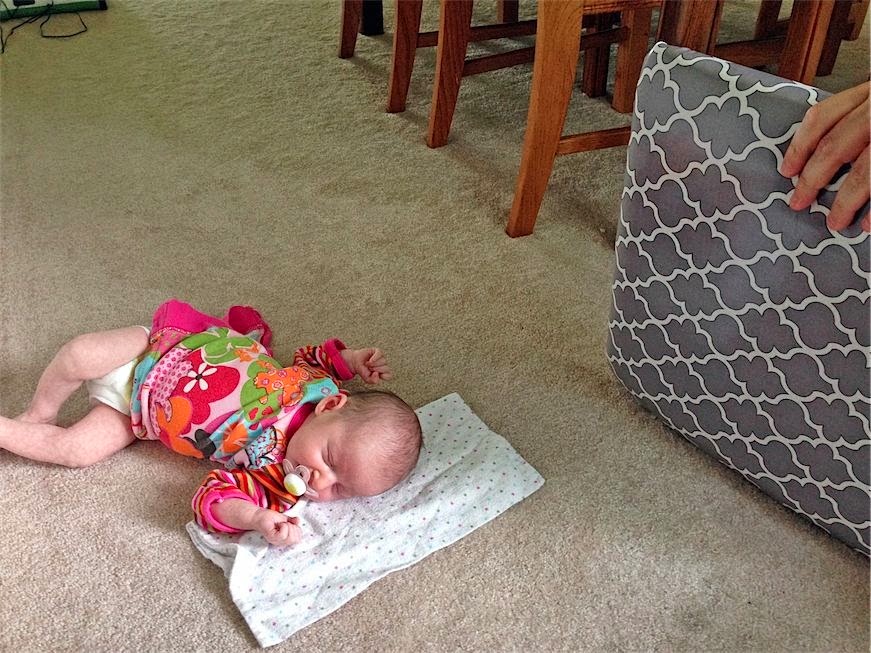 The Pursuit of Happiness DIY Recover Kitchen Chairs Makeover with Cute