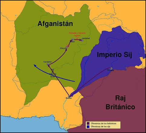 1839 Gurkas ; las guerras angloafganas ( I )