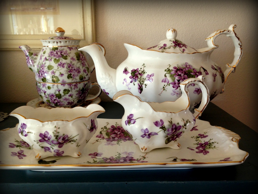 Of Afternoon Tea... Violets Teapot
