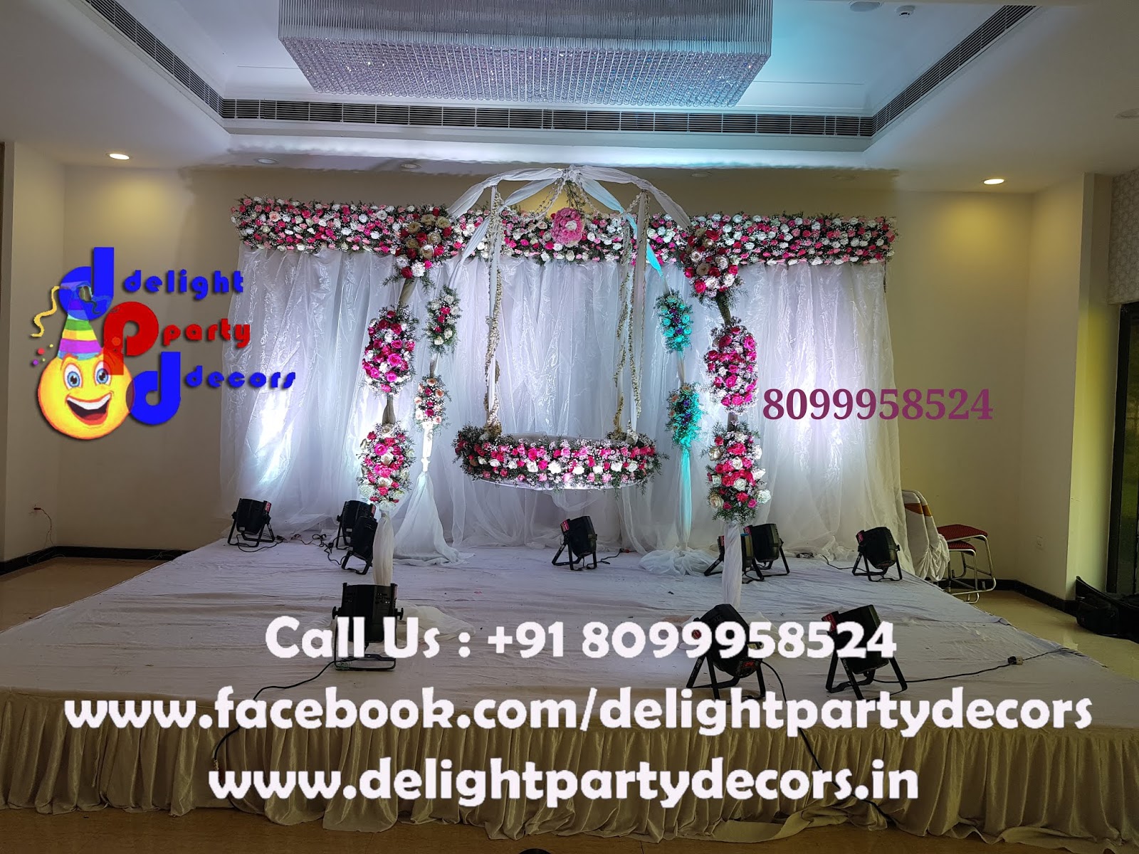 Delight Party Decors Cradle Ceremony Decorations In Hyderabad