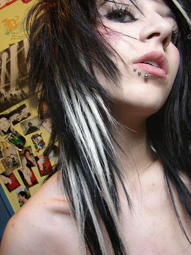 Emo Hair | Emo Hairstyles | Emo Haircuts: emo piercing : A Small Study