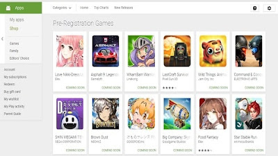 Cara Tau Game Android yang Akan Dirilis dan Baru Dirilis di Google Play 