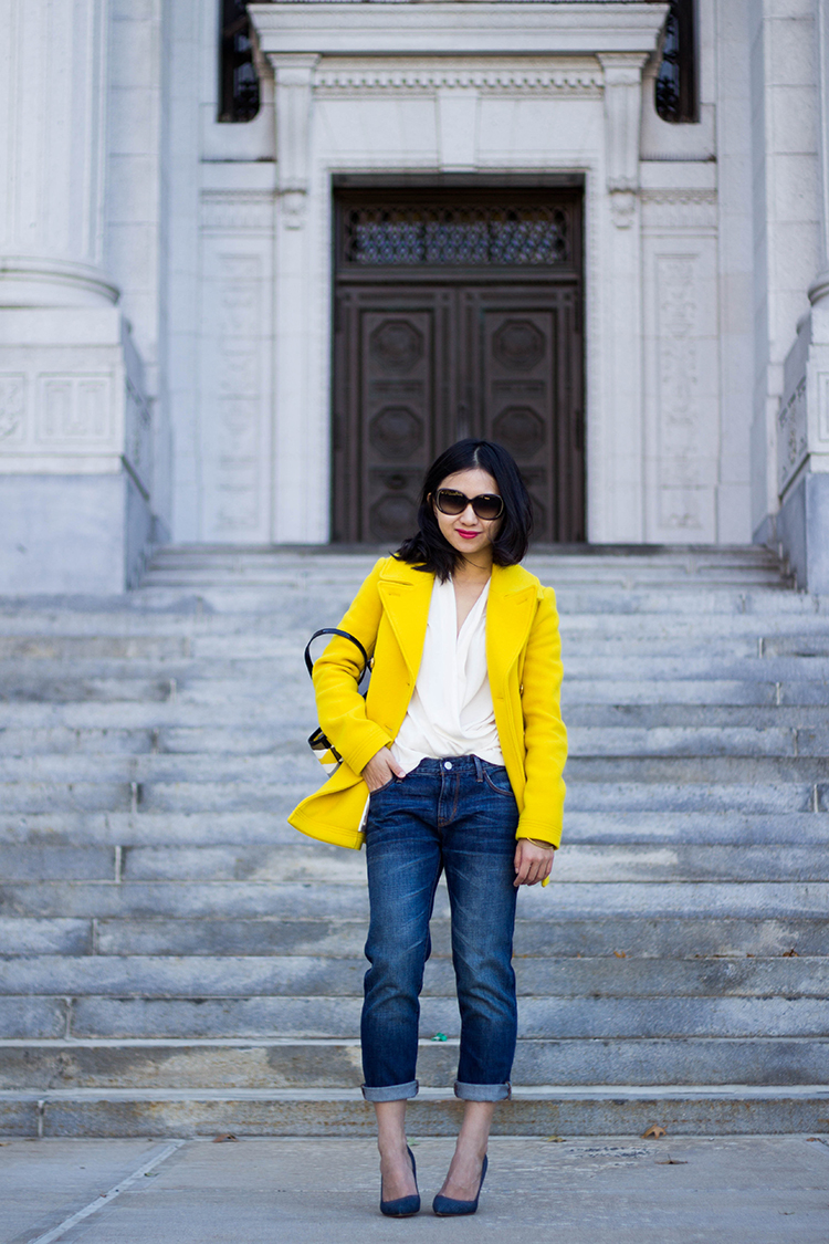Ways to Wear: Blue \u0026 Yellow - Elle Blogs