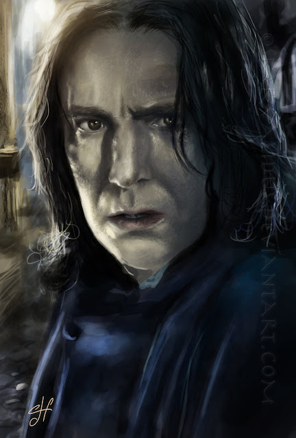 Harry potter Severus Snape digital Art  paintings 