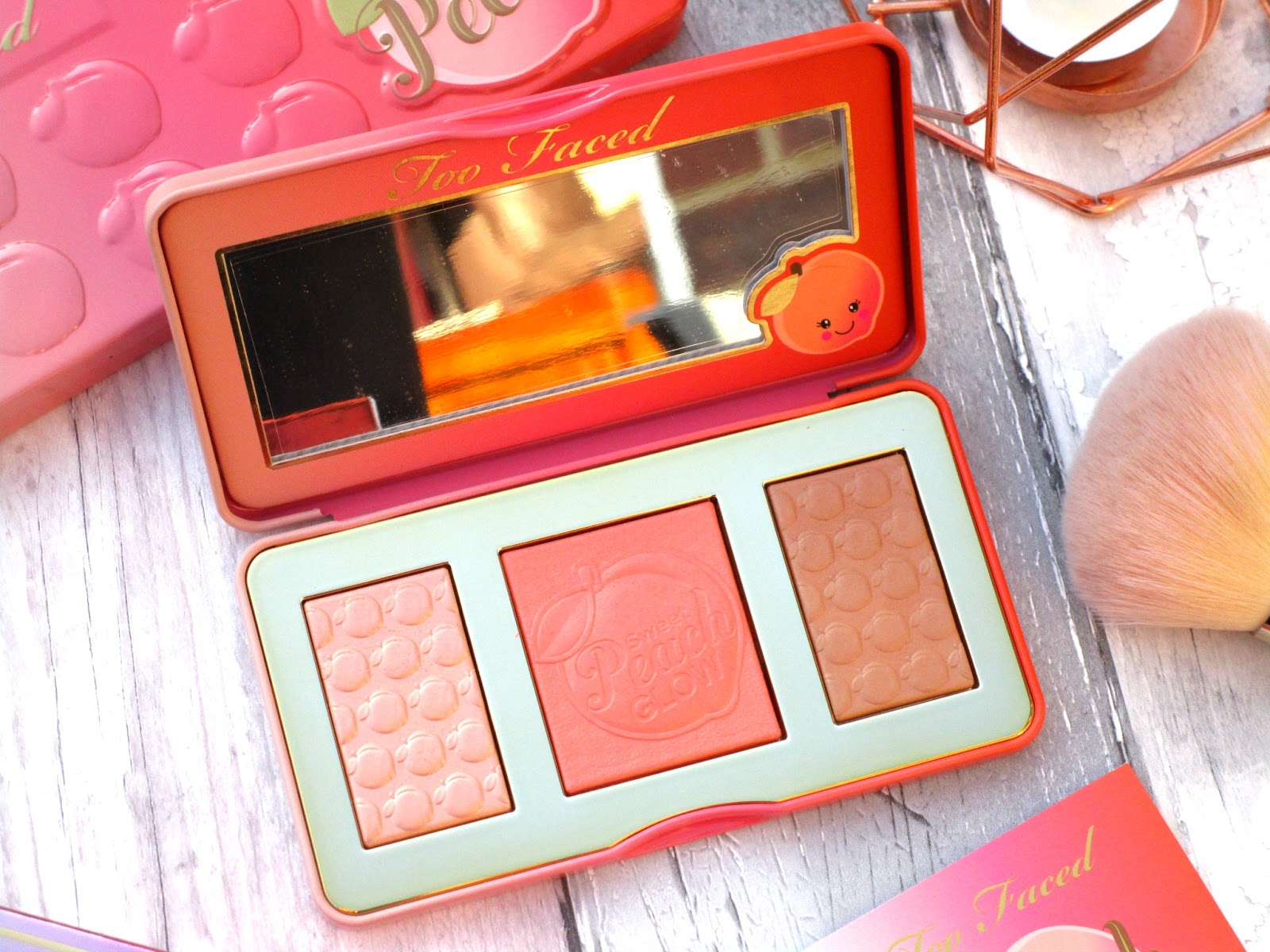 Too Faced Sweet Peach Glow Palette First Impressions Yay or Nay?
