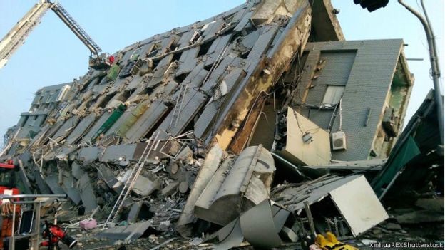 Gempa bumi menempa Taiwan