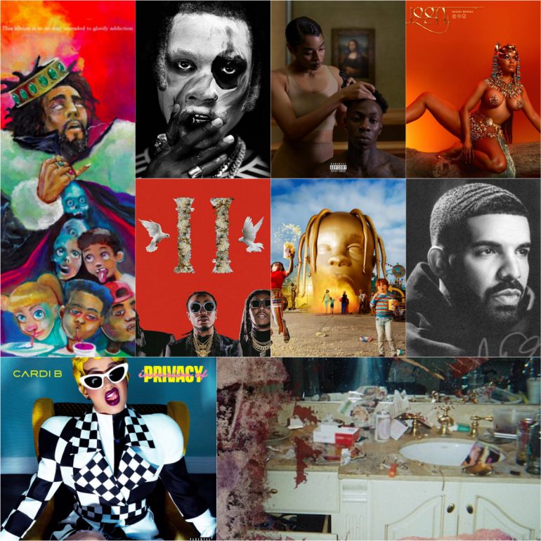 hip hop top 10 2018