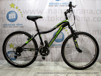 Sepeda Gunung Reebok Chameleon Green Rangka Carbon Steel 18 Speed 24 Inci